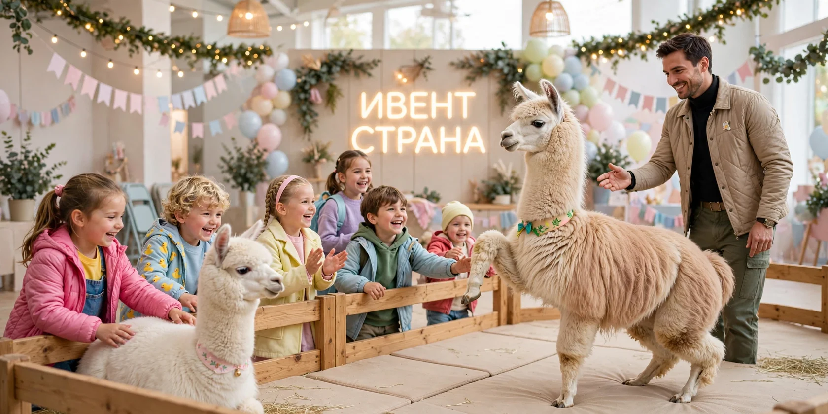 Шоу лам и альпак