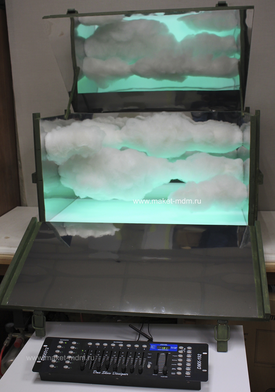 макет облачный полк ТЮЗ