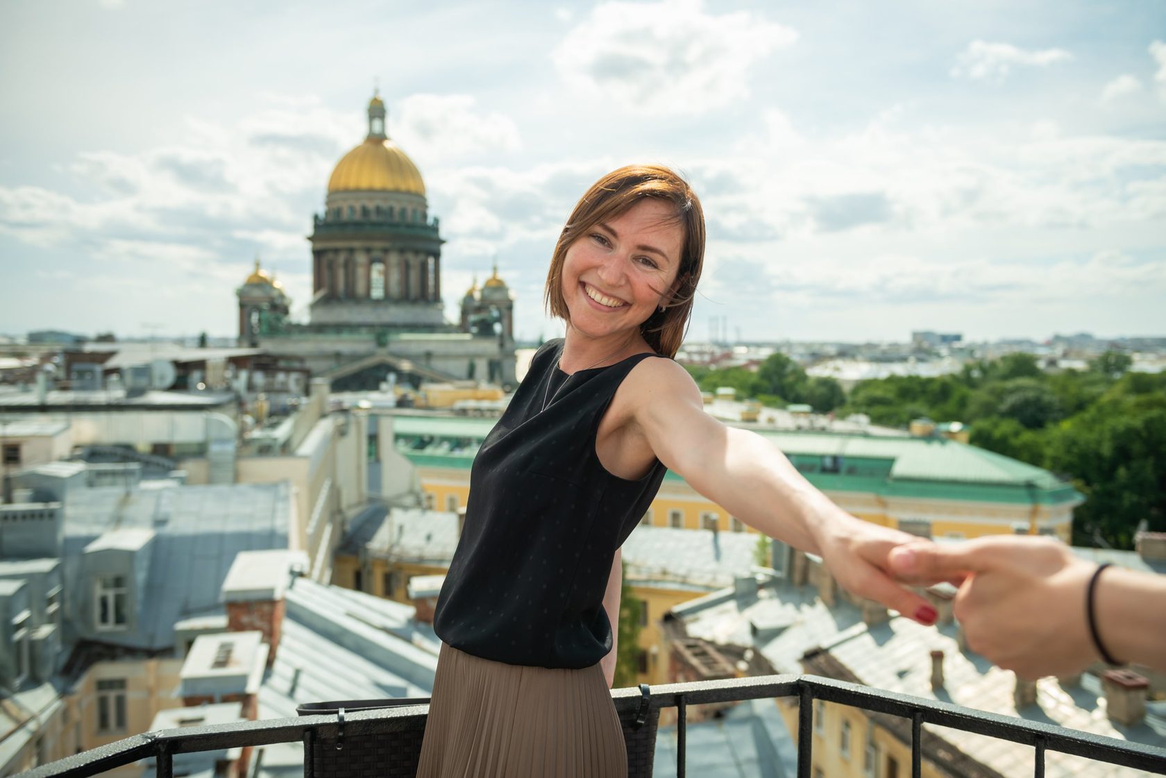 Фотосессия на крыше Санкт-Петербург