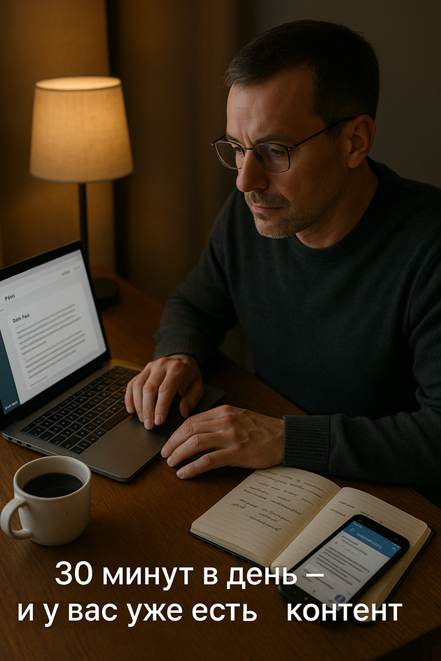 Как создать контент для психолога за 30 минут в день