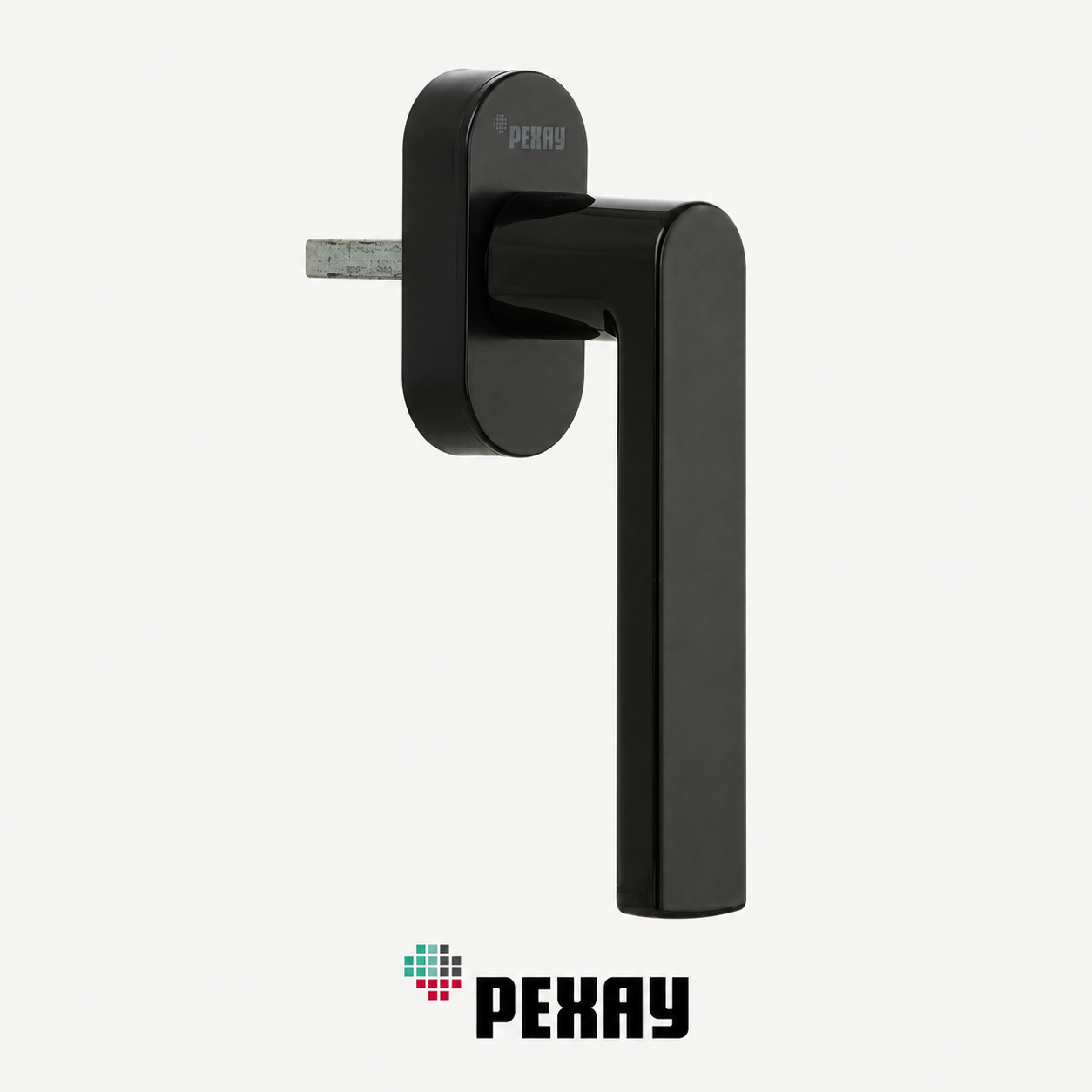 Чёрная оконная ручка REHAU для NOIR
