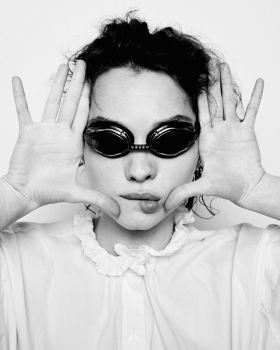 Модельный тест, девушка, Портрет