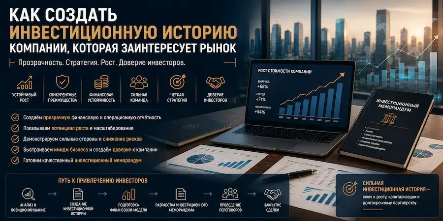 Как создать инвестиционную историю компании