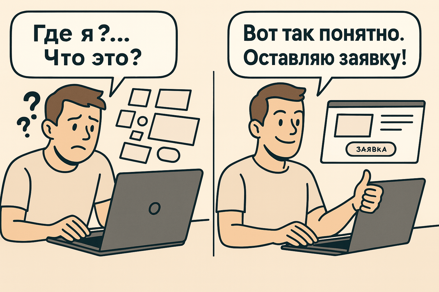 удерживаем клиентов на сайте
