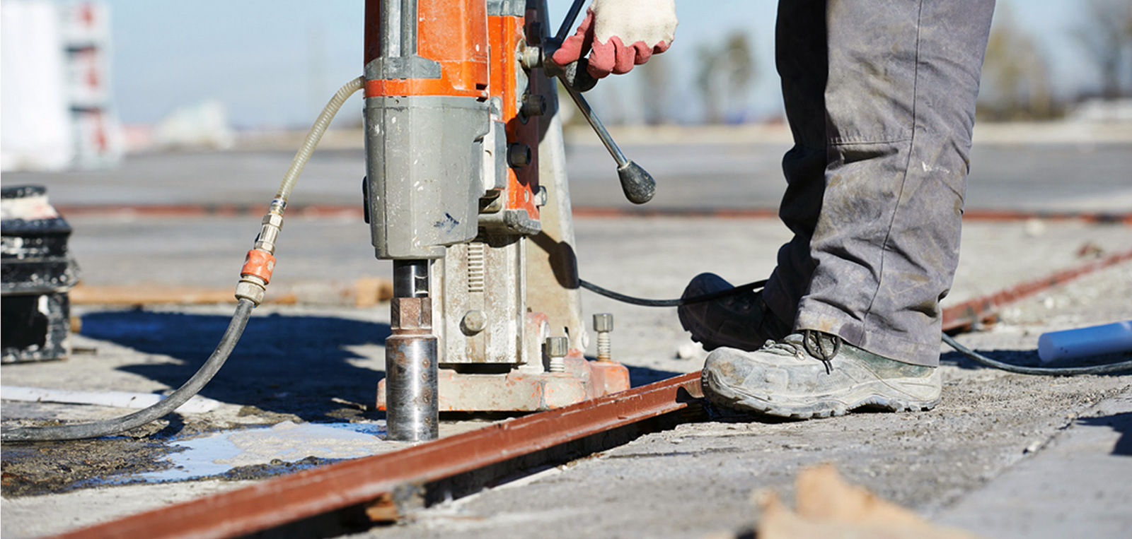 Охрана труда при сверлении бетона
