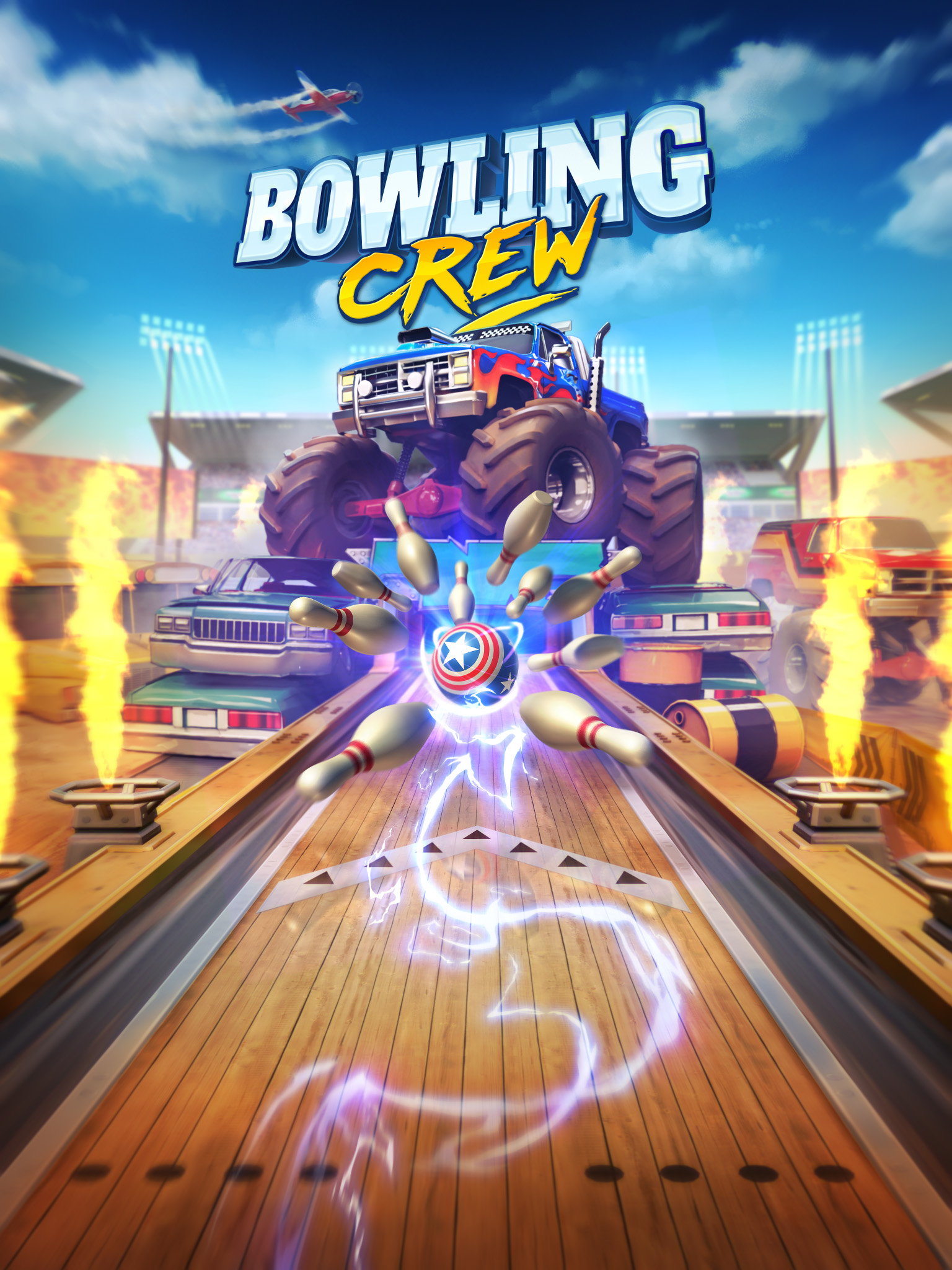Splash Screen — постер игры Bowling Crew