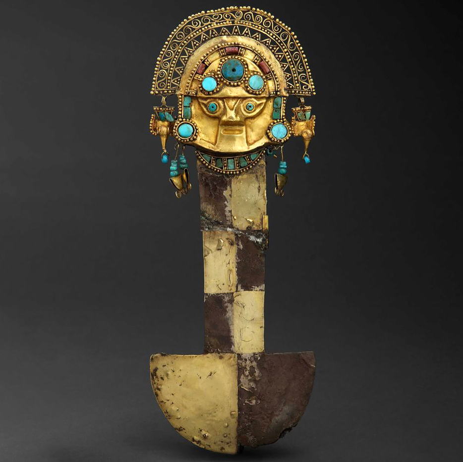 Туми. Ламбаеке, 750-1375 гг. н.э. Коллекция Museo Oro del Perú, Lima.
