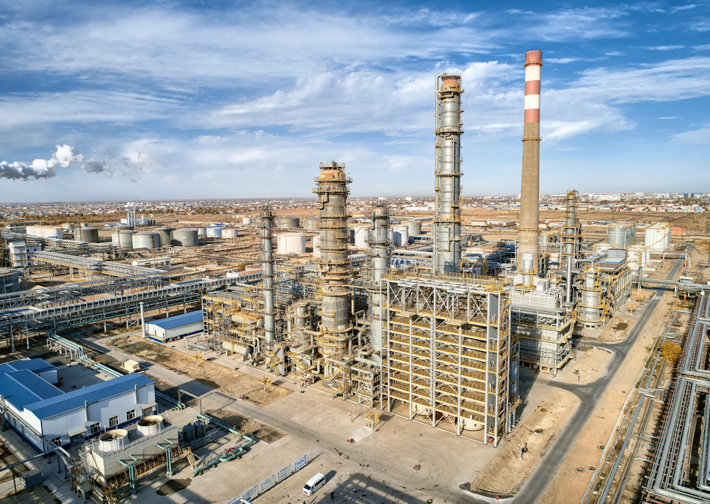 Завод, вид с дрона