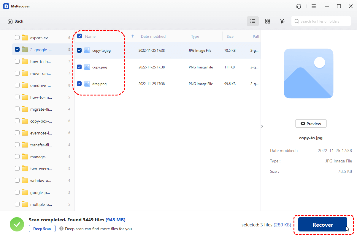 HDD Recovery Software Free – MyRecover