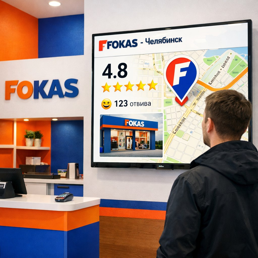 FOKAS — digital-агентство, продвижение бизнеса в картах, Челябинск