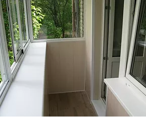 Вынос остекления 