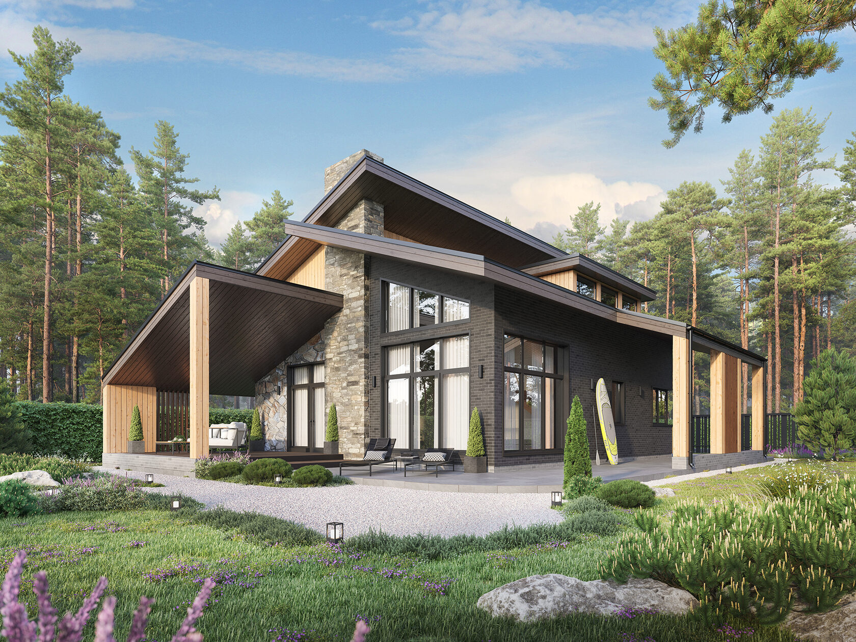 Загородный дом Rakkaus - поселок Muolaa