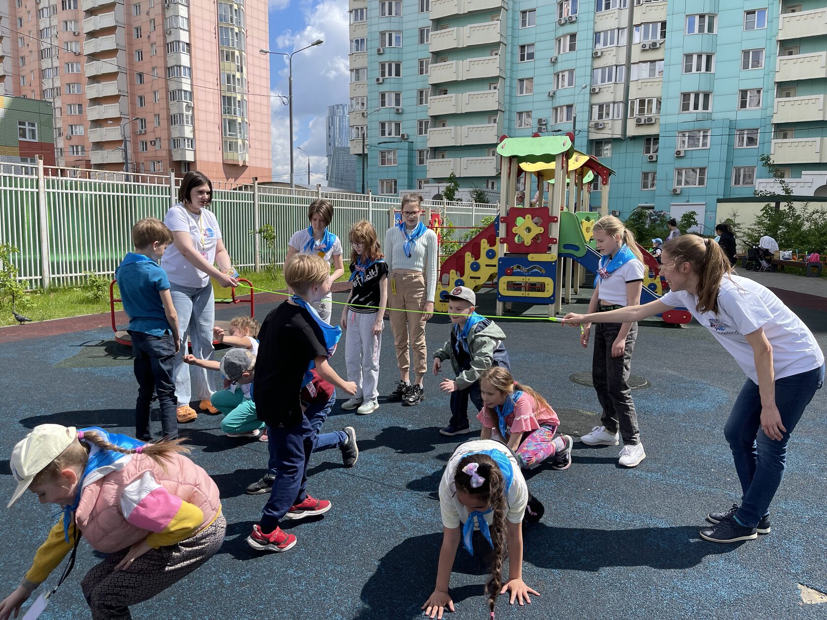 Летний лагерь в Павшинской пойме