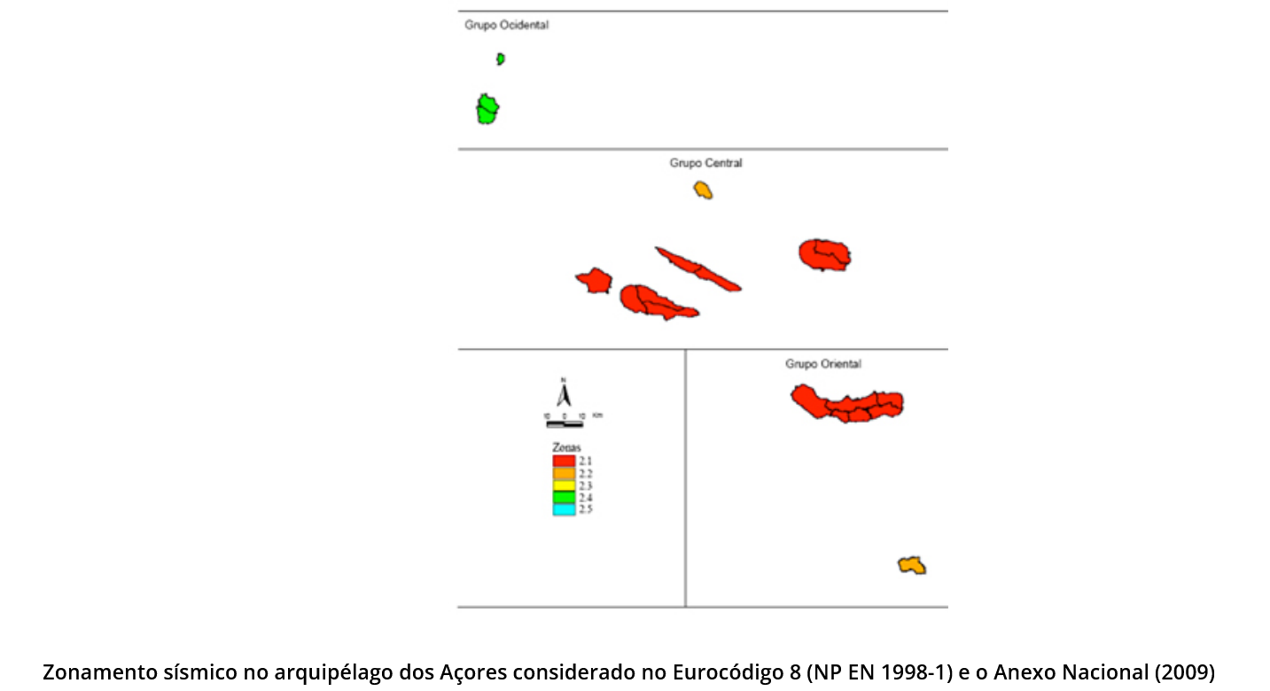 зона сейсмического риска Азоры