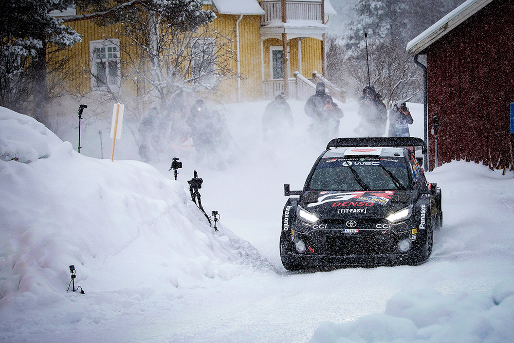 Такамото Кацута и Аарон Джонстон, Toyota GR Yaris Rally1 (A-7447), ралли Швеция 2024/Фото: Toyota Gazoo Racing WRT