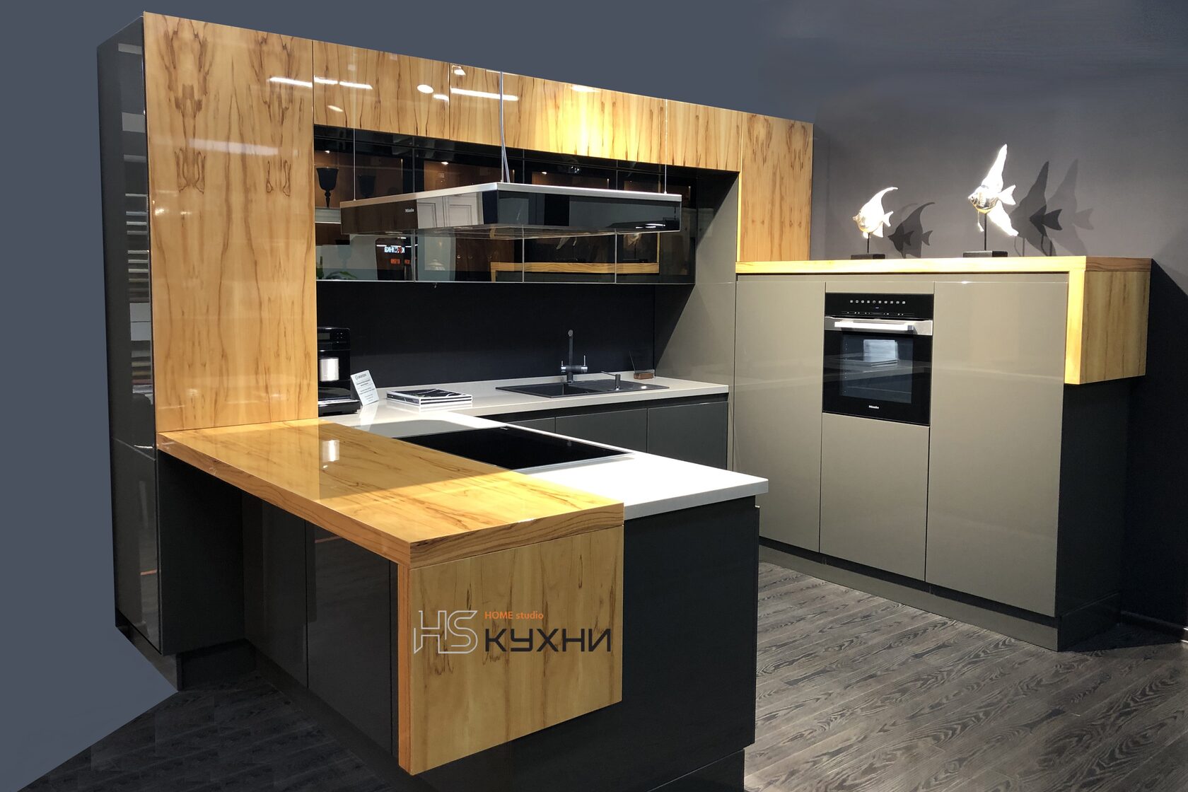 п-образный кухонный гарнитур