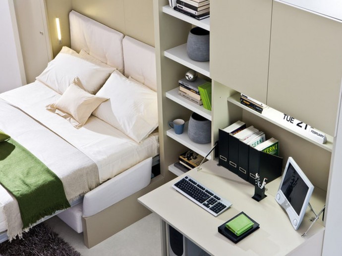 Шкаф-кровать-трансформер для малогабаритной квартиры купить по недорогой цене в Москве в интернет-магазине «Мало Места»
