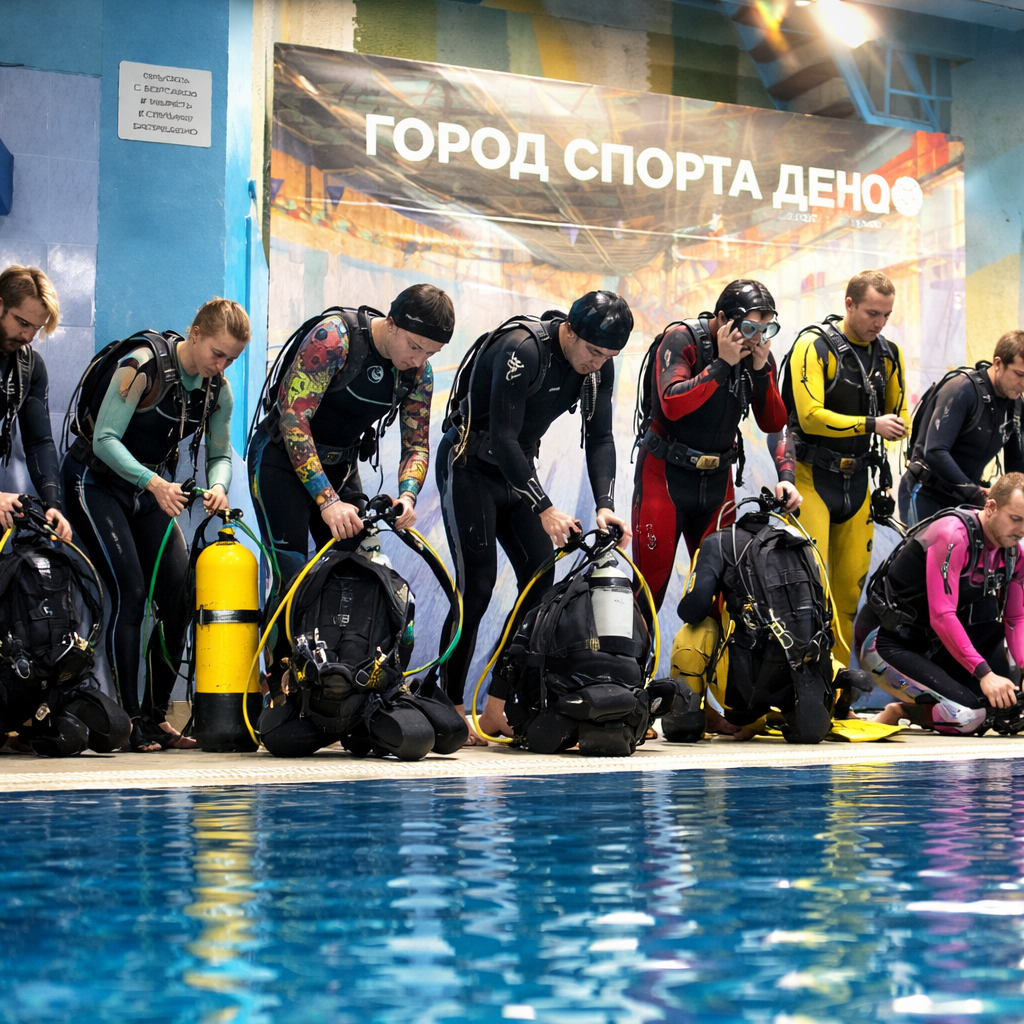 обучение дайвингу в Москве