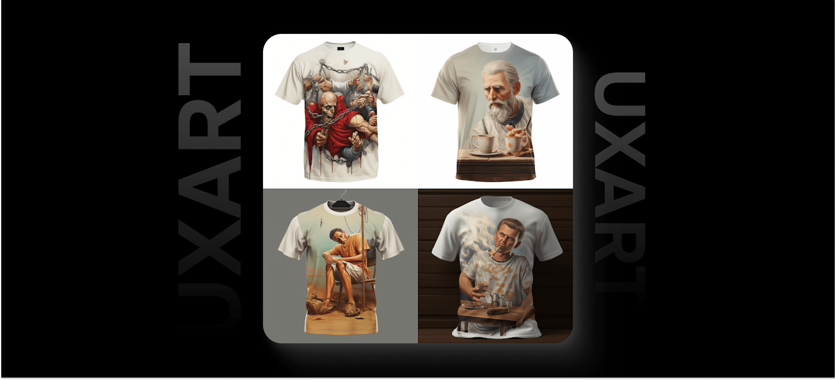 Футболка — тут миджорни отказался меня понимать. Пожалуй, один из самых слабых визуалов, которые он делал по моим запросам. Интересный факт: а вы знали, что он может забанить за прямые пошлые фразы? Вот теперь и я узнал(