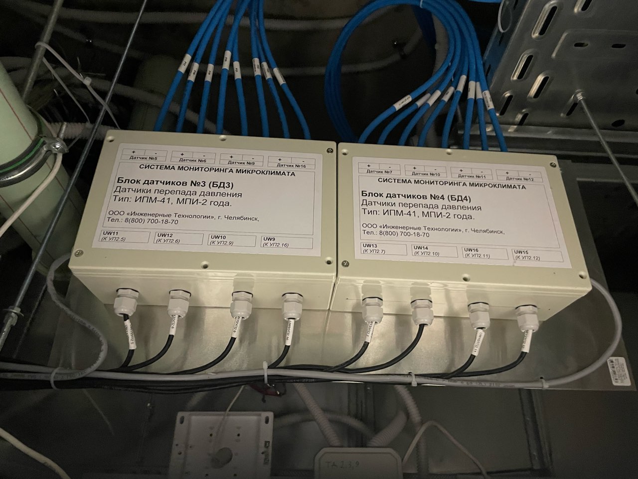 Группа датчиков