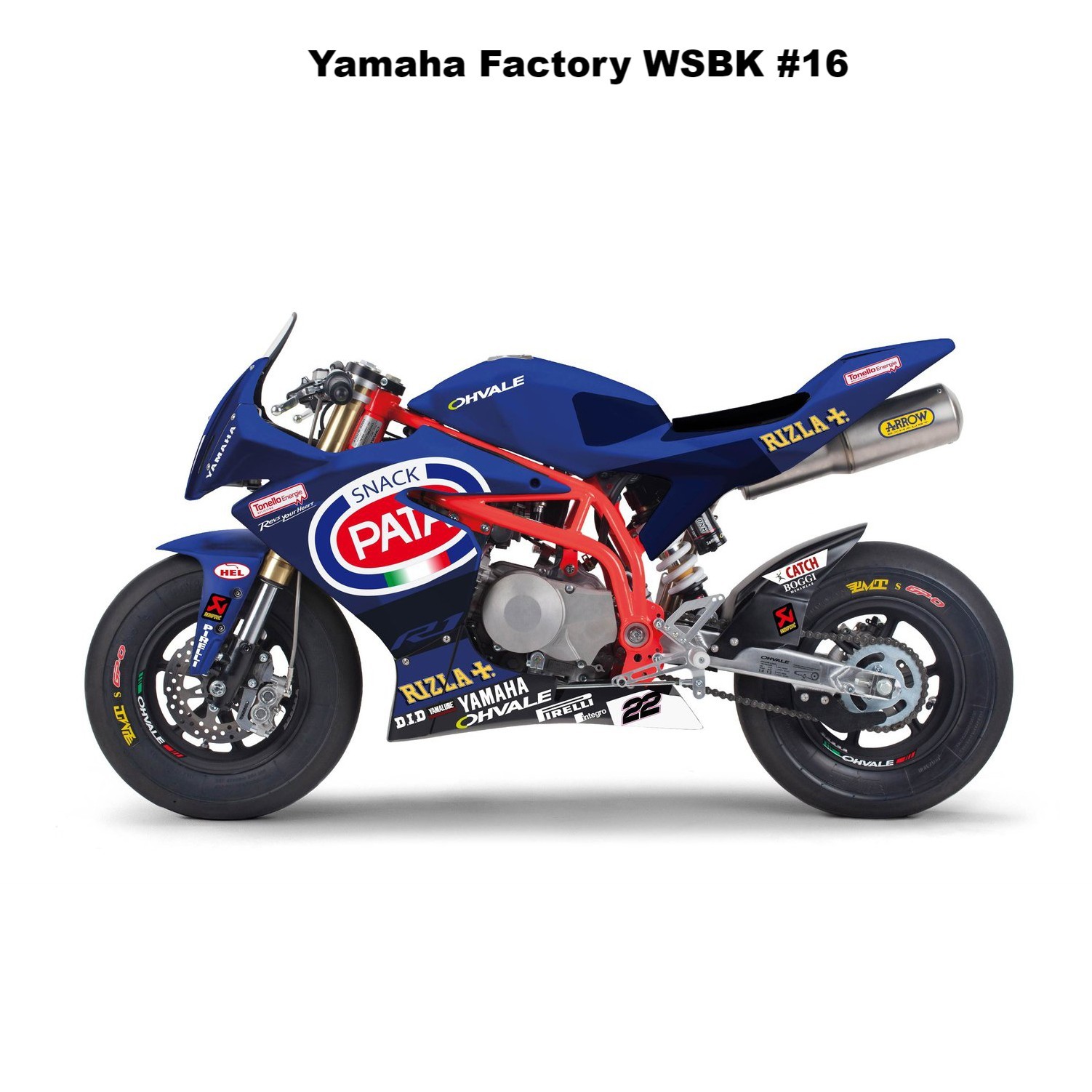 Ohvale Yamaha Factory WSBK design