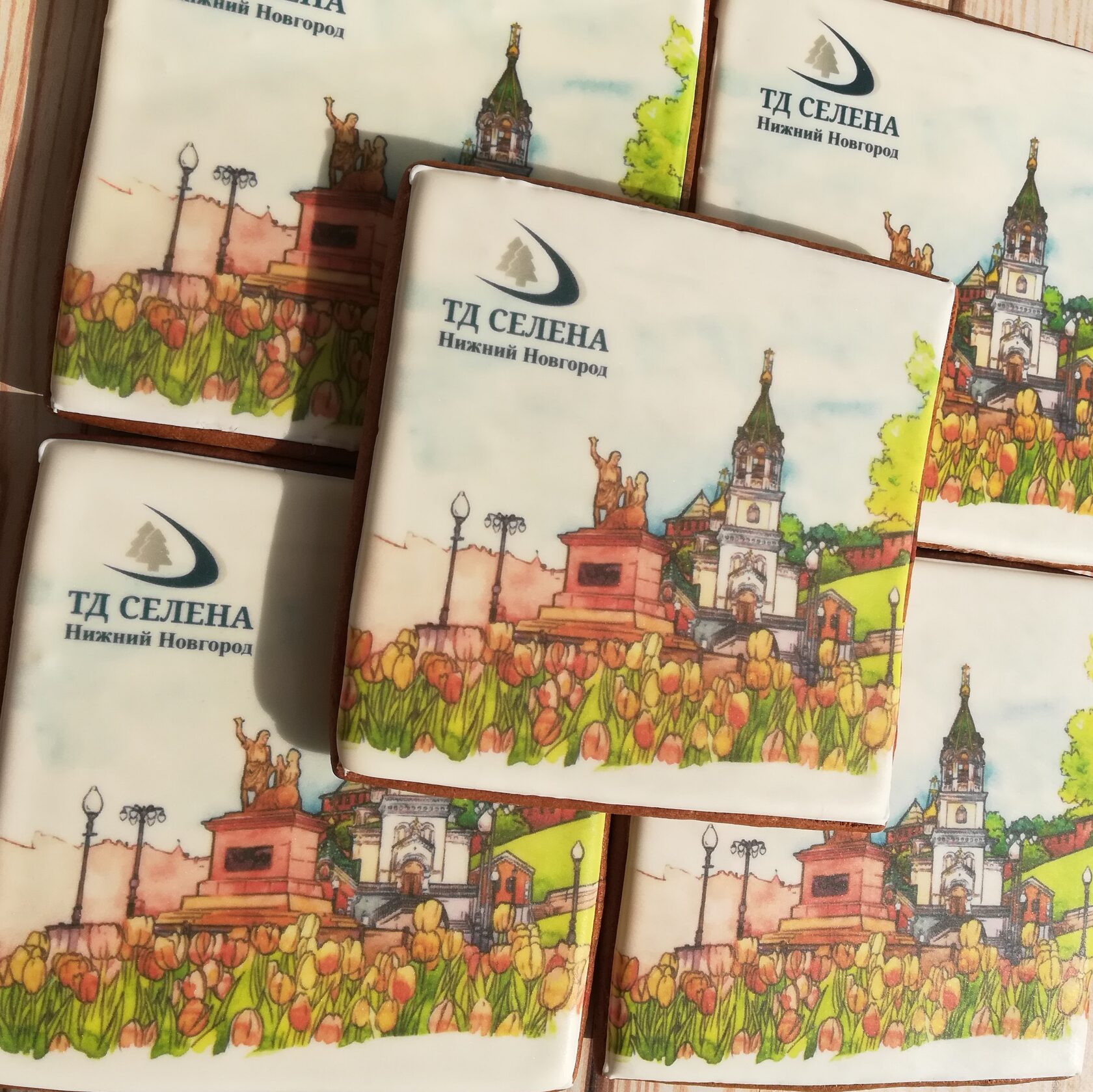 Логотип на прянике