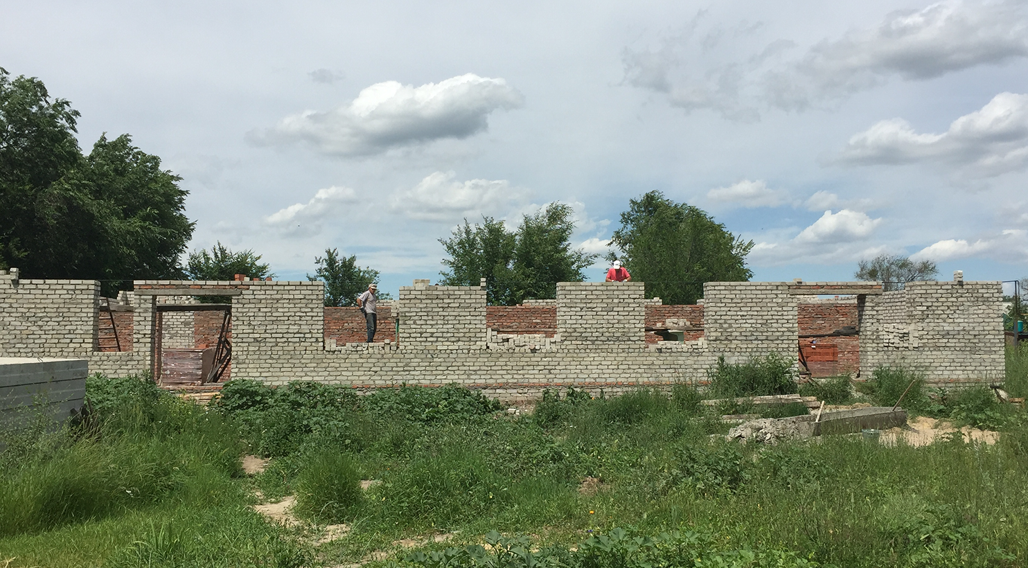 Ход строительства школы