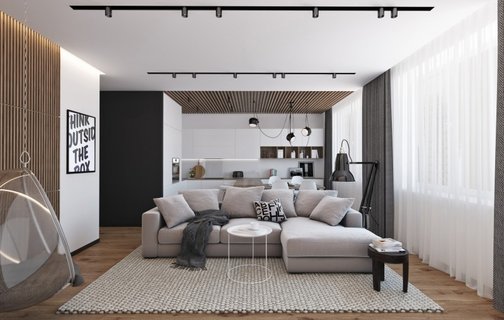 Дизайн интерьера двухкомнатной квартиры 50 кв м