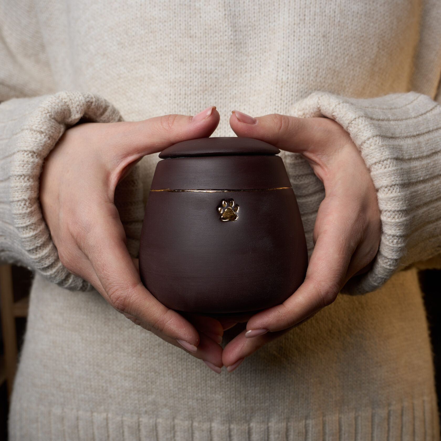 урна для праха собаки ручной работы на заказ