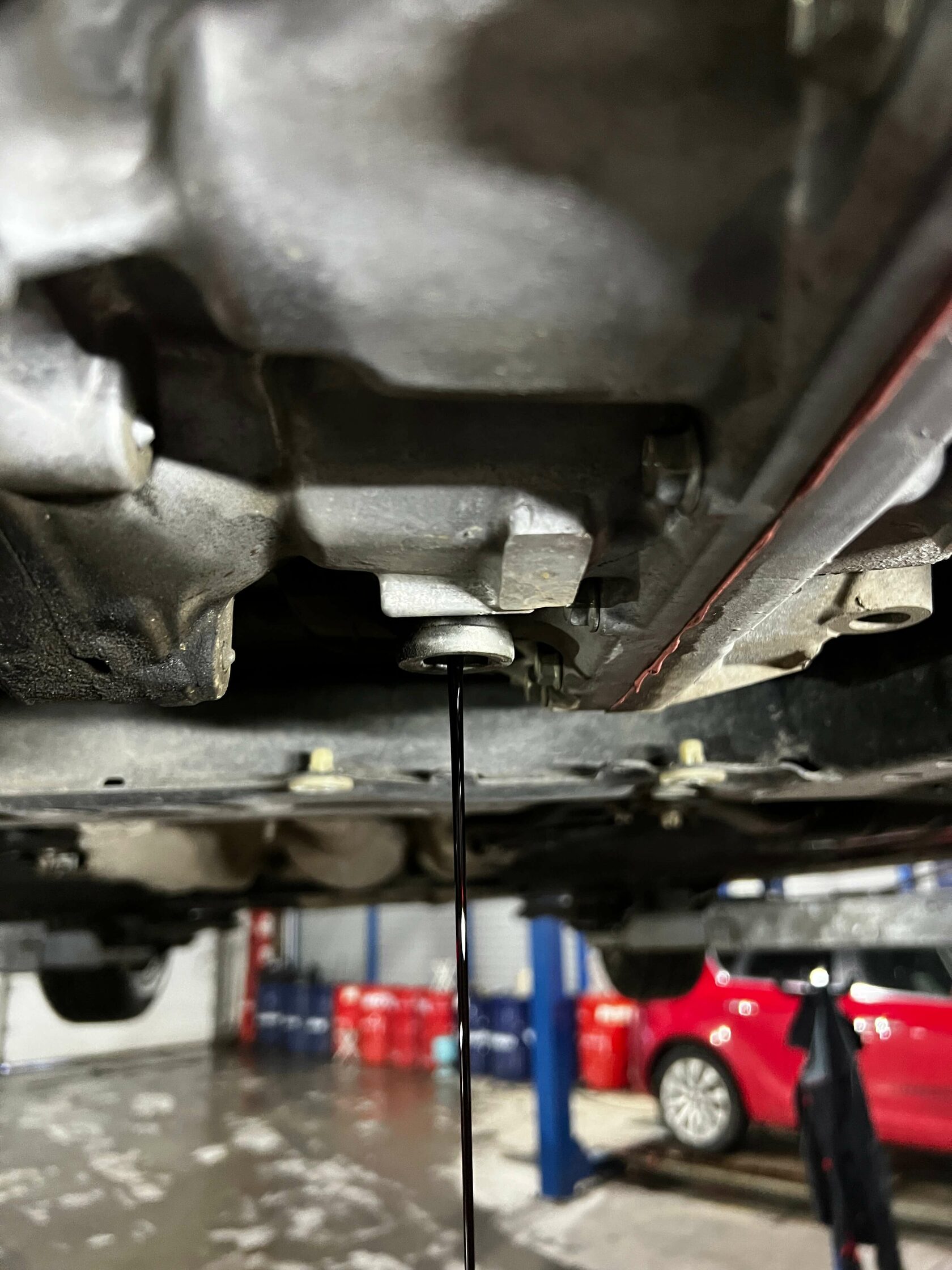 Слив масла из АКПП Aisin