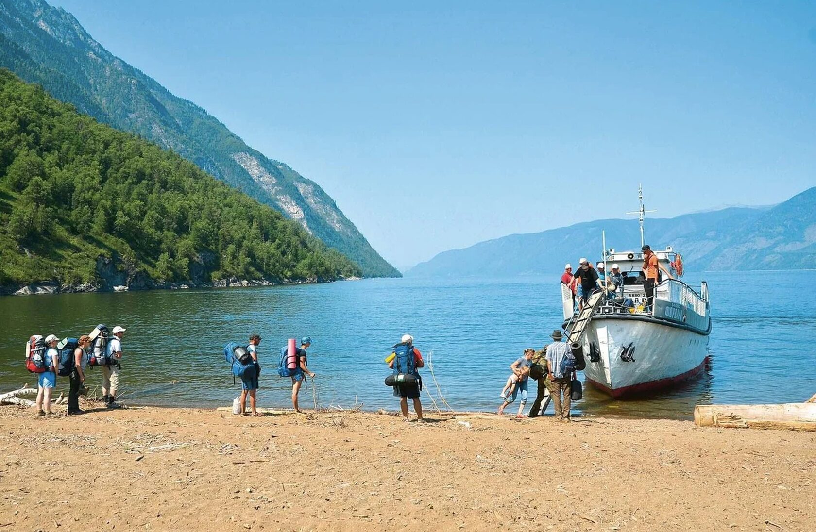 Лето на телецком озере