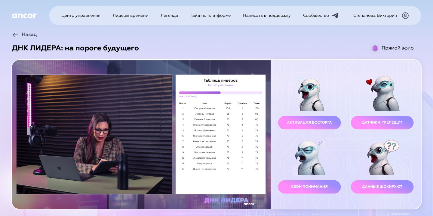участники вебинара голосуют кастомными стикерами