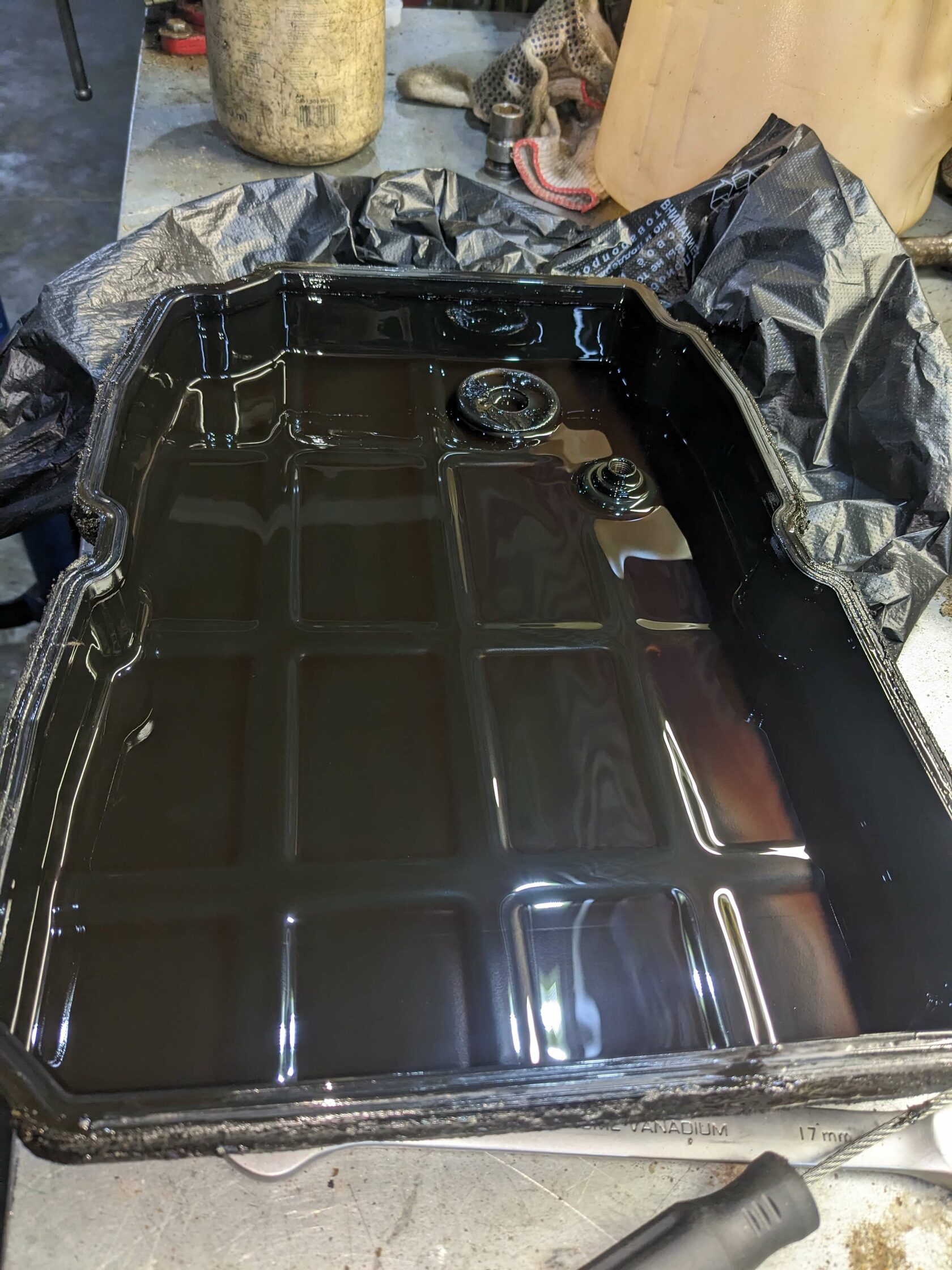 Состояние магнита в поддоне АКПП