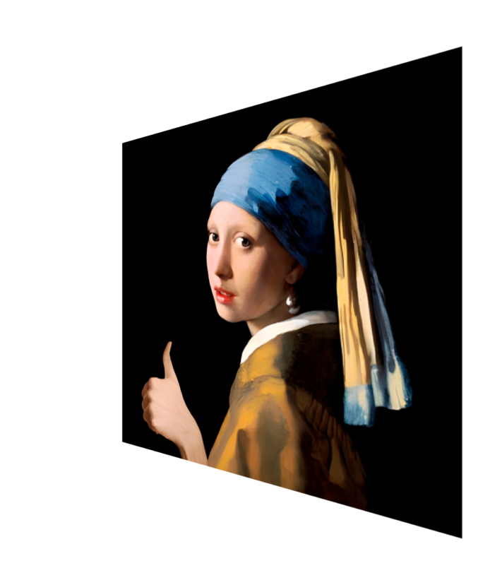 Девушка с жемчужной сережкой AI