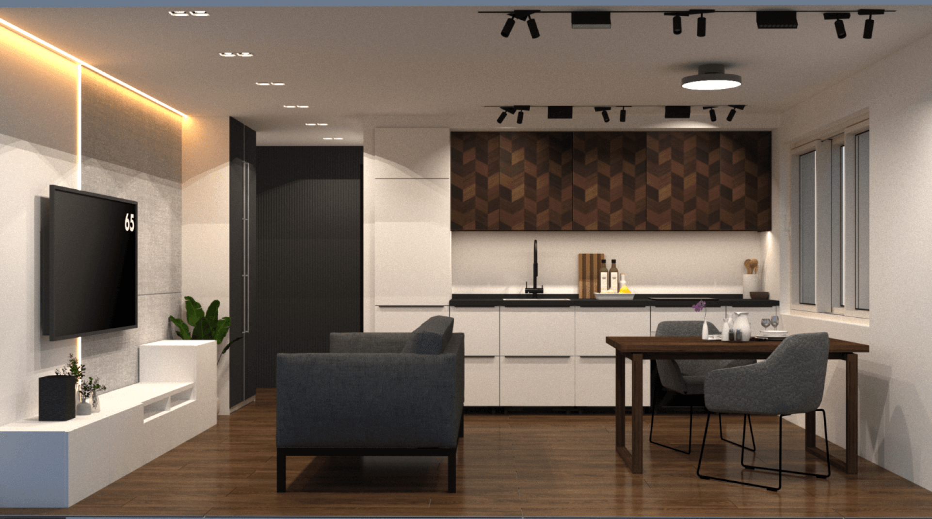 Проект Дизайна интерьера, квартира в Эстонии