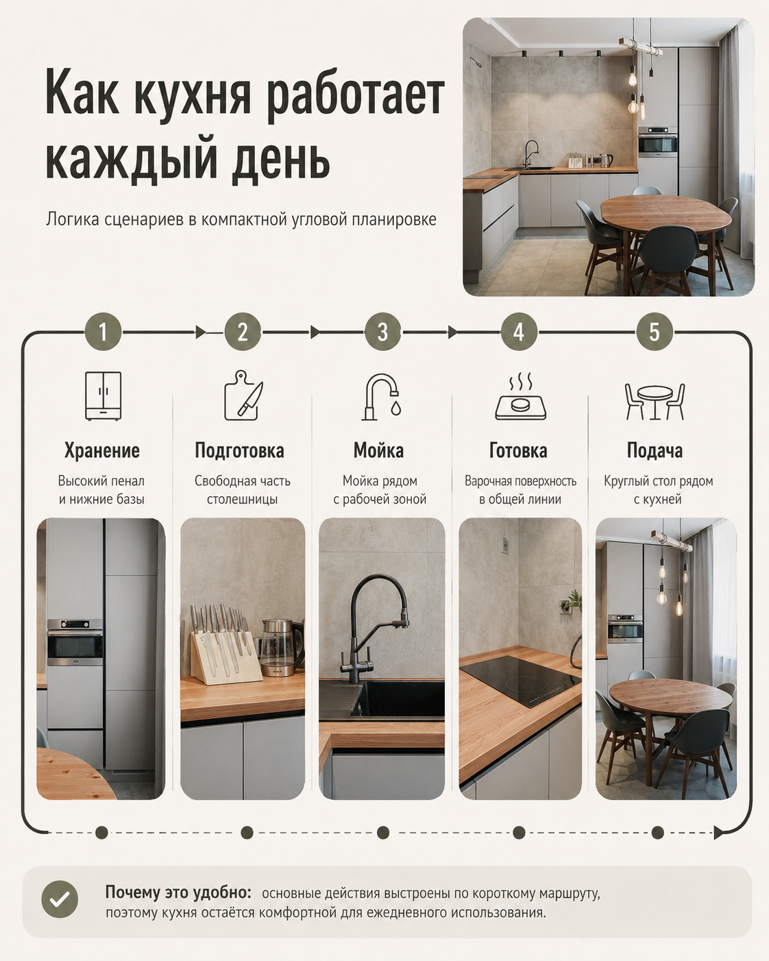 Как работает современная кухня каждый день