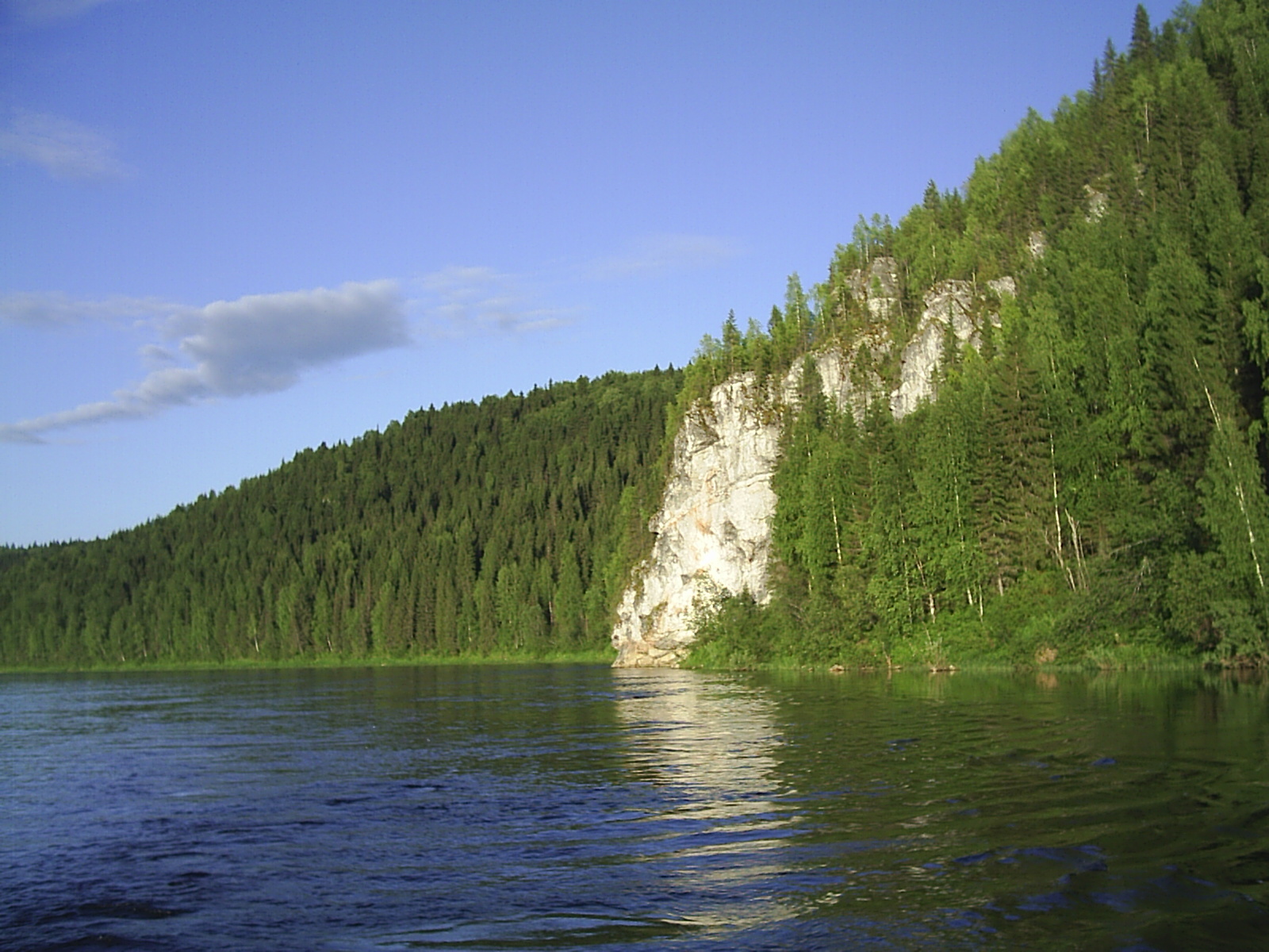 Река Вишера зимой