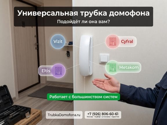 Универсальная трубка домофона: что это такое и подойдёт ли она вам