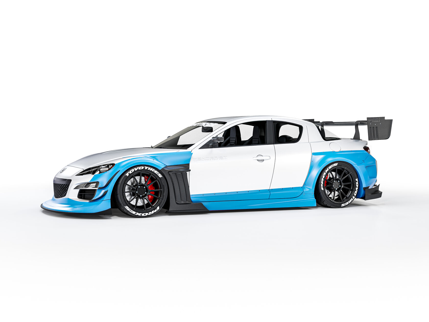 FENDERIST SPEC R Full kit / WIDE BODY KIT Mazda RX8 20082012