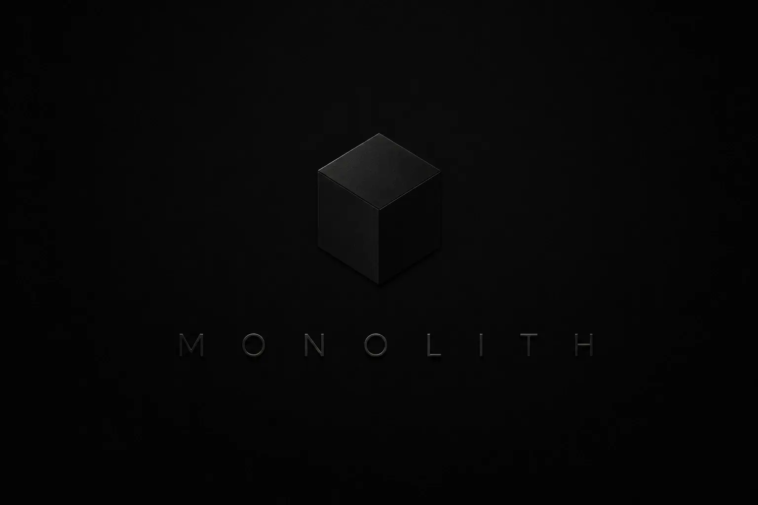 Логотип и фирменный знак MONOLITH: архитектура в типографике