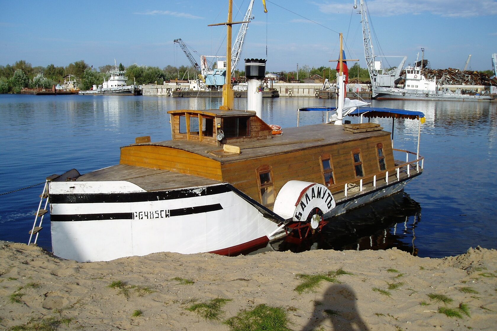 Колёсный пароход — Википедия