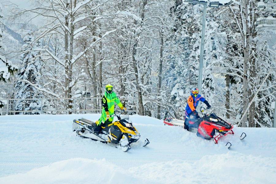Туры на снегоходах в Красной Поляне. Туристика-лайф