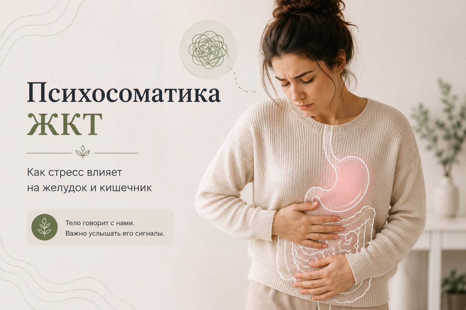 Психосоматика ЖКТ и влияние стресса на желудок