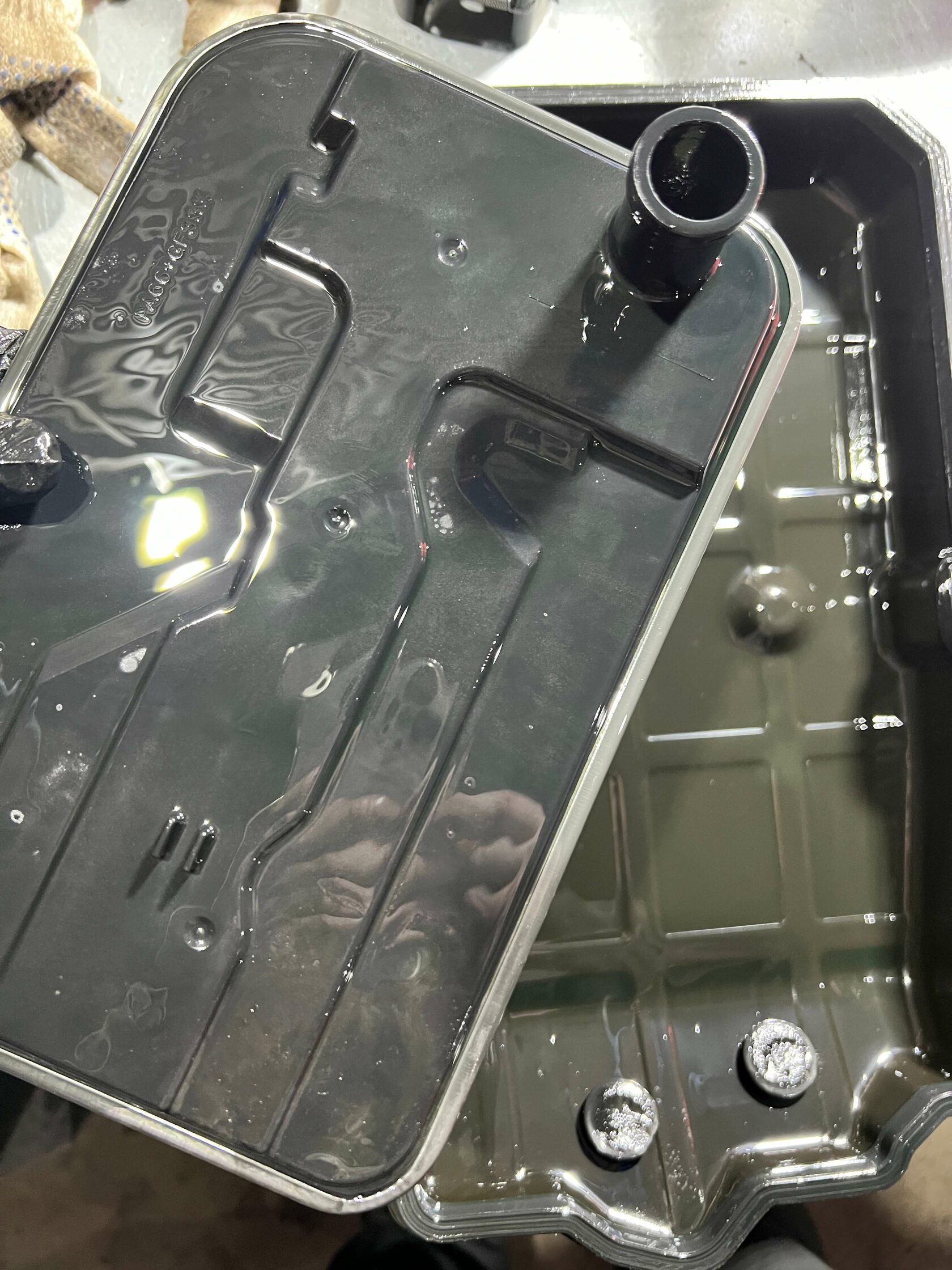 Снятие фильтра АКПП 722.9