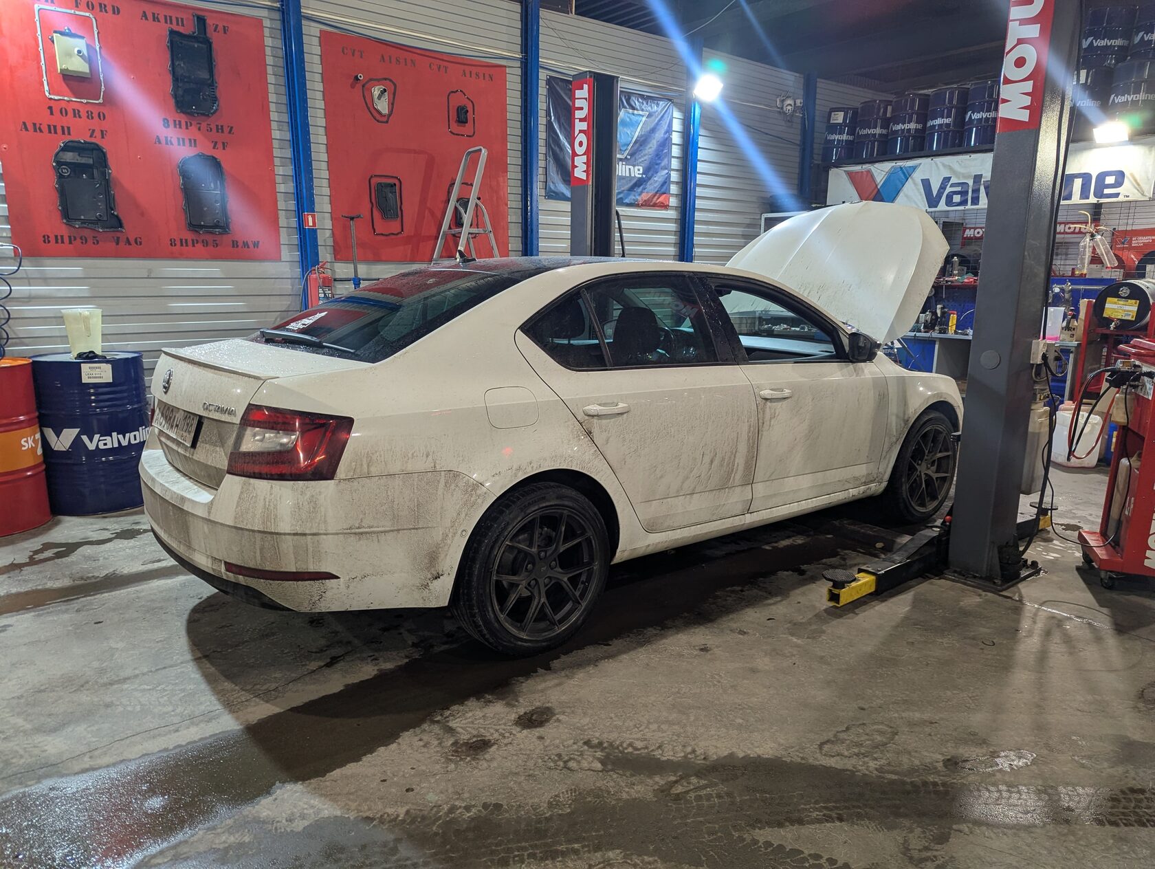 Проверка антифриза Skoda Octavia A7