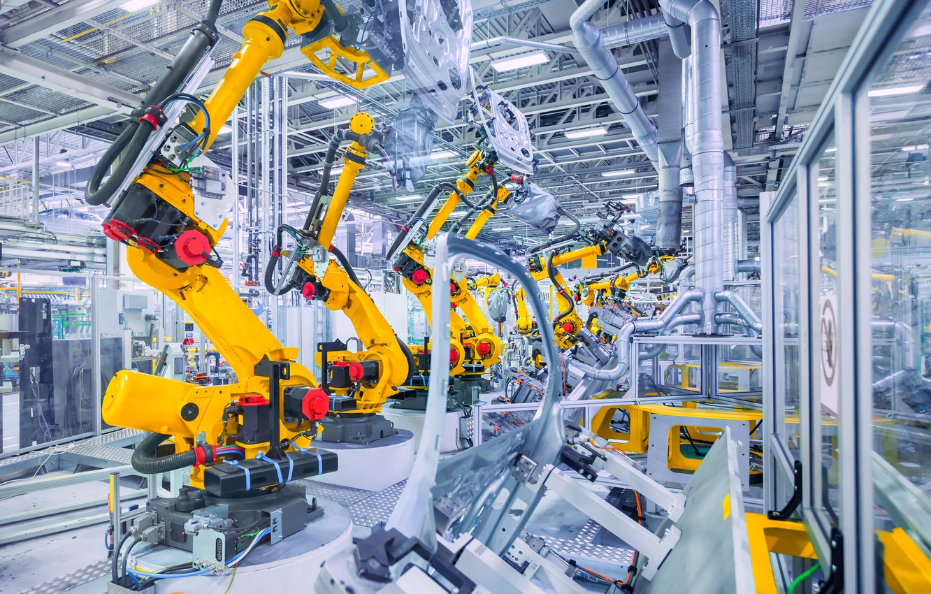 Промышленные роботы в машиностроении