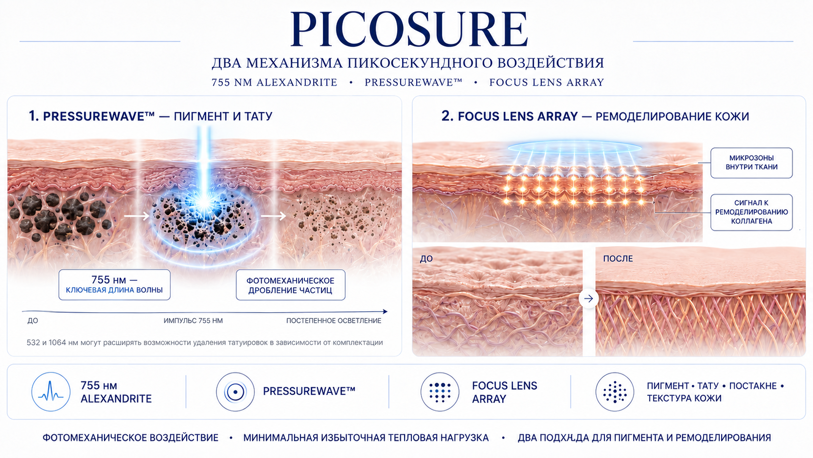PicoSure: схема воздействия