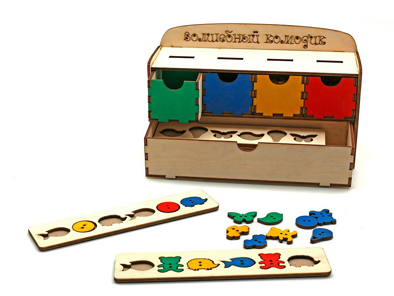 Волшебный сундучок для самостоятельной раскраски