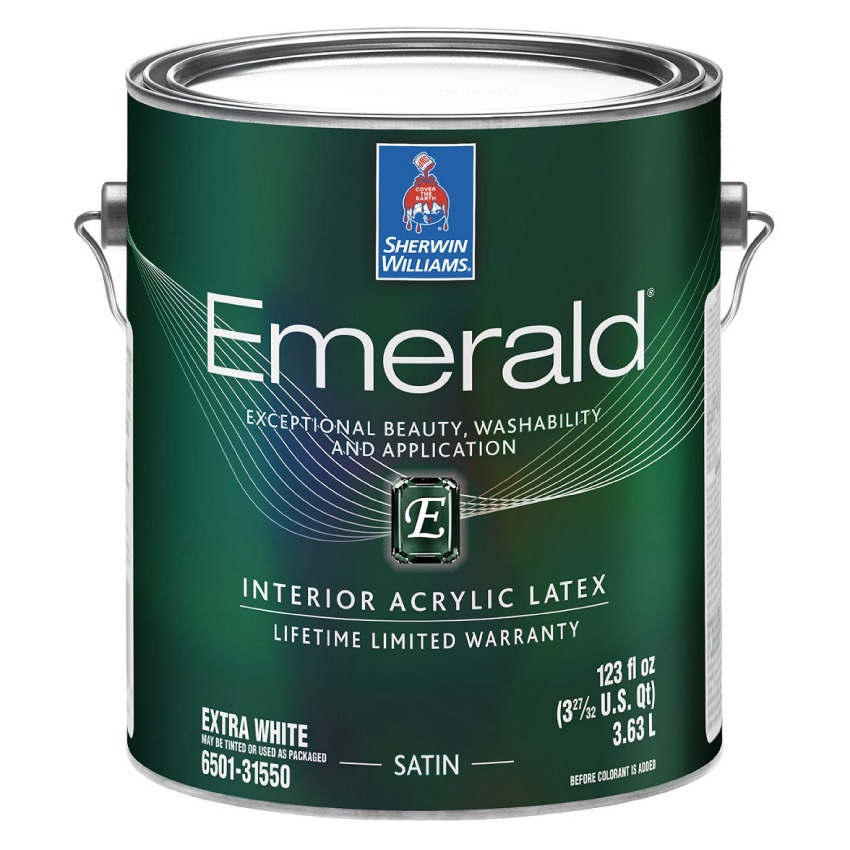 SherwinWilliams Emerald Interior Acrylic Latex Paint Satin