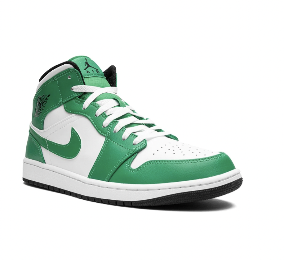 Оригинальные кроссовки Nike Air Jordan 1 Mid Lucky Green купить